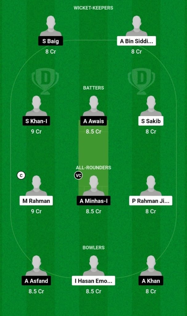 BD-19 vs PK-19 Dream11 Prediction, Fantasy Tips