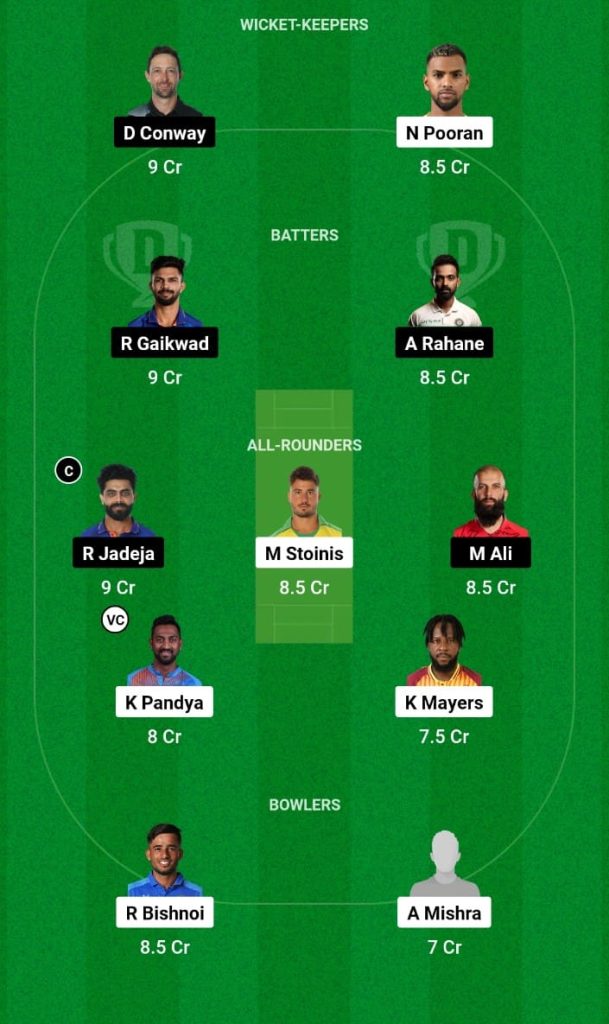 LSG vs CSK Dream11 Prediction, Fantasy Tips