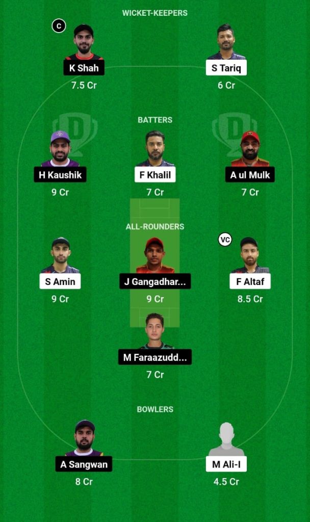 ZGS vs AH Dream11 Prediction, Fantasy Tips