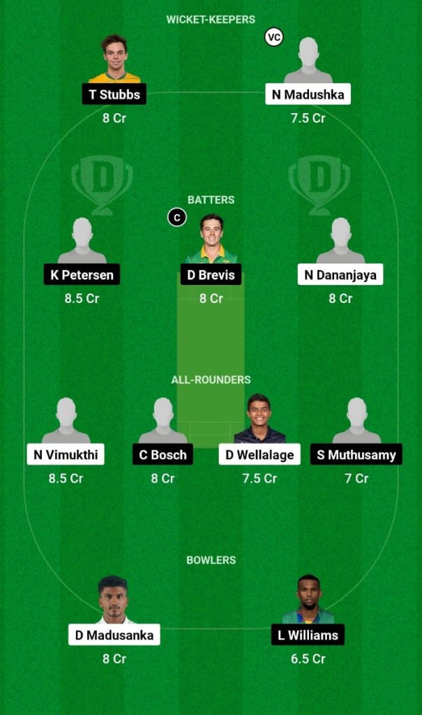 SL-A vs SA-A Dream11 Prediction, Fantasy Tips