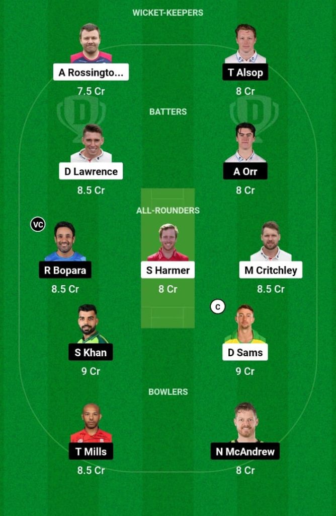 ESS vs SUS Dream11 Prediction, Fantasy Tips