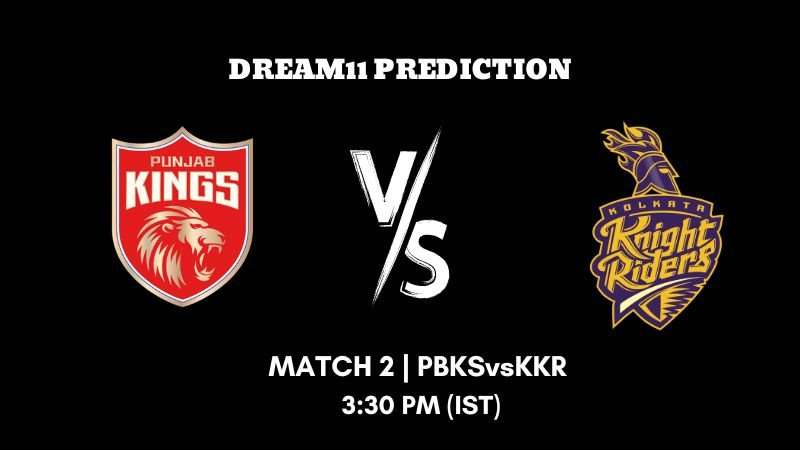 IPL 2023 Match 2 PBKS vs KKR Dream11 Prediction Fantasy Tips