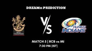 IPL 2023 Match 5 RCB vs MI Dream11 Prediction, Fantasy Tips