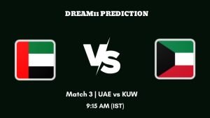 ACC Mens Premier Cup 2023 Match 3 UAE vs KUW Dream11 Prediction, Fantasy Tips