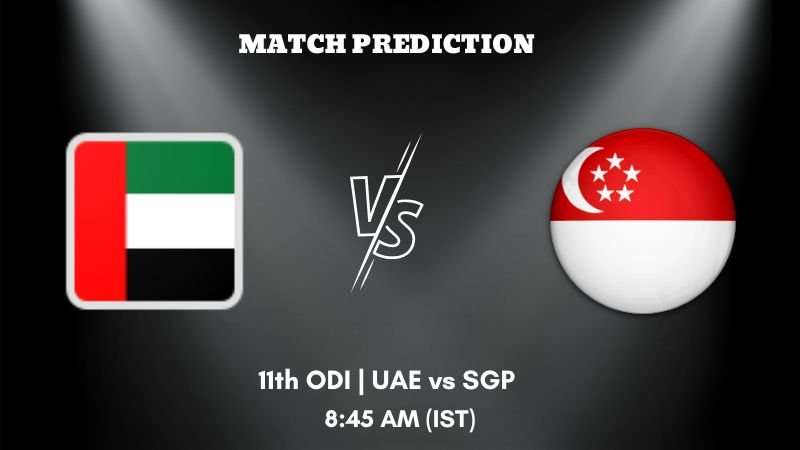 UAE vs SGP Today’s Match Prediction: Who will win Match 11 of ACC Mens Premier Cup 2023