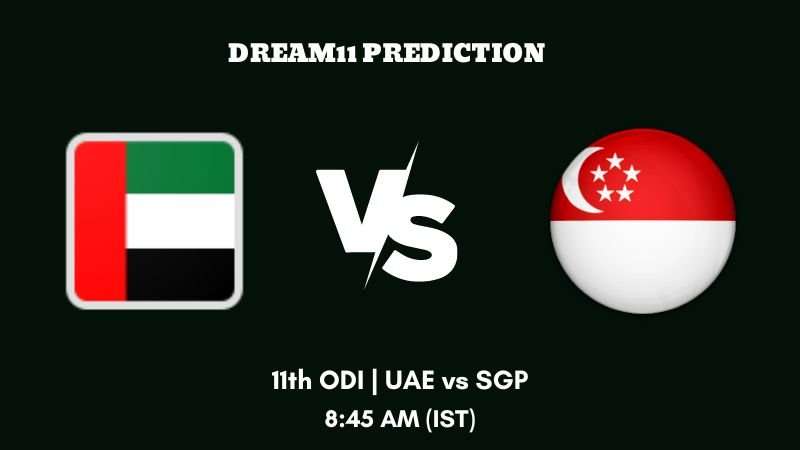 ACC Mens Premier Cup 2023 Match 11 UAE vs SGP Dream11 Prediction, Fantasy Tips