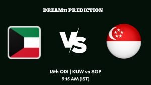 ACC Mens Premier Cup 2023 Match 15 KUW vs SGP Dream11 Prediction, Fantasy Tips