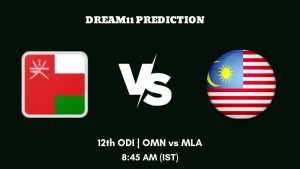 ACC Mens Premier Cup 2023 Match 12 OMN vs MLA Dream11 Prediction, Fantasy Tips