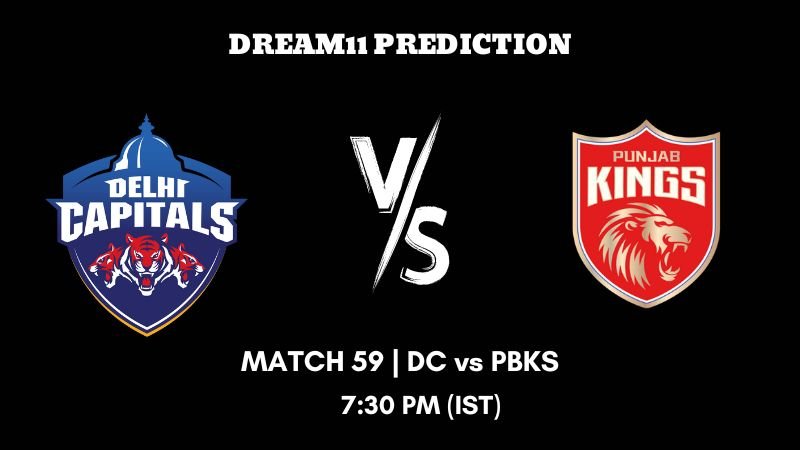 IPL 2023 Match 59 DC vs PBKS Dream11 Prediction, Fantasy Tips