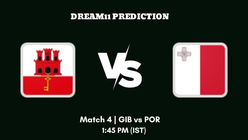 Gibraltar T20I Tri-Series 2023 Match 6 GIB vs MAL Dream11 Prediction, Fantasy Tips