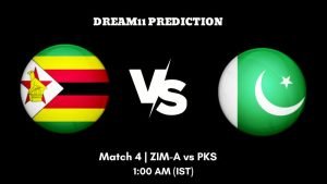 Pakistan Shaheens tour of Zimbabwe 2023 Match 4 ZIM-A vs PKS Dream11 Prediction, Fantasy Tips