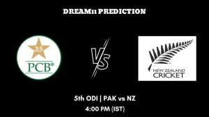 New Zealand tour of Pakistan, 2023 5th ODI PAK vs NZ Dream11 Prediction, Fantasy Tips