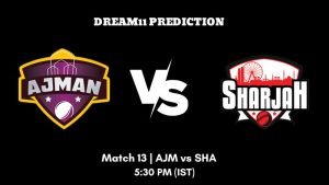 Emirates D50 2023 Match 13 AJM vs SHA Dream11 Prediction, Fantasy Tips