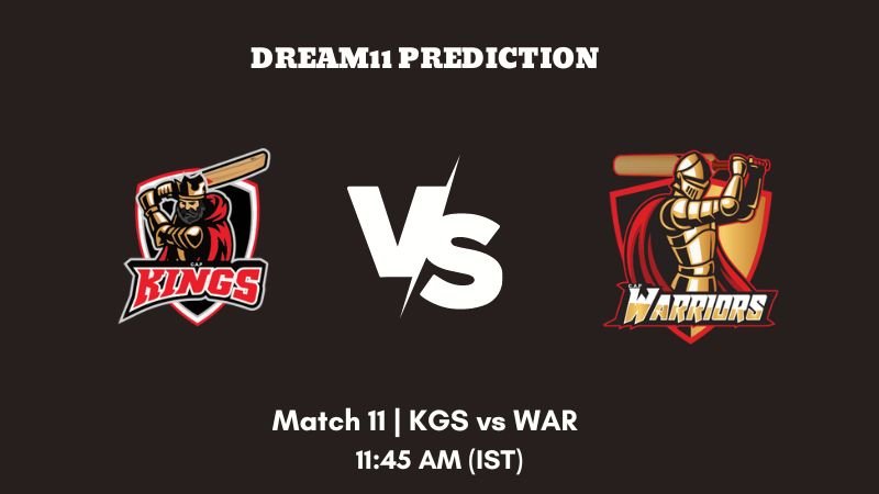 Siechem Pondicherry T10 2023 Match 11 KGS vs WAR Dream11 Prediction, Fantasy Tips