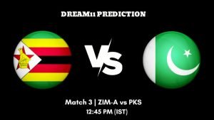 Pakistan Shaheens tour of Zimbabwe 2023 Match 3 ZIM-A vs PKS Dream11 Prediction, Fantasy Tips