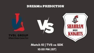 Bukhatir T20 League 2023 Match 10 TVS vs SDK Dream11 Prediction, Fantasy Tips