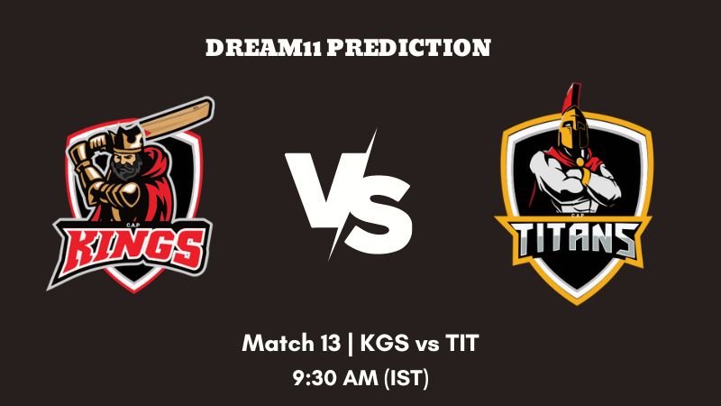 Siechem Pondicherry T10 2023 Match 13 KGS vs TIT Dream11 Prediction, Fantasy Tips