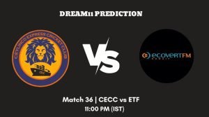 KCC Friendi Mobile T20 Champions Trophy 2023 Match 36 CECC vs ETF Dream11 Prediction, Fantasy Tips