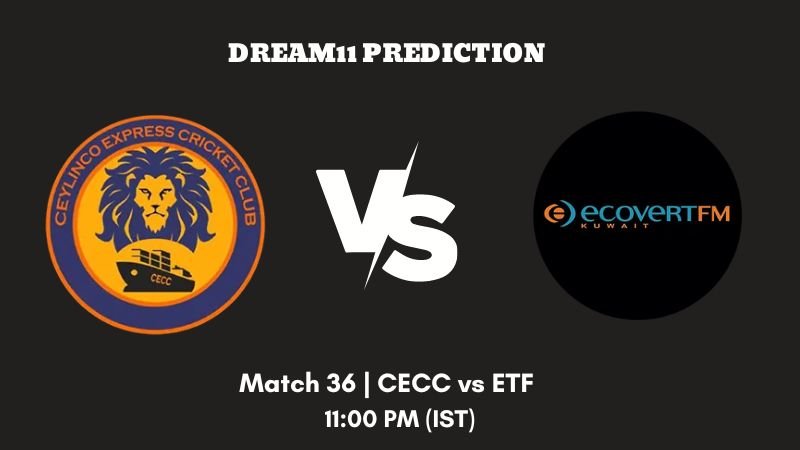 KCC Friendi Mobile T20 Champions Trophy 2023 Match 36 CECC vs ETF Dream11 Prediction, Fantasy Tips