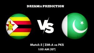 Pakistan Shaheens tour of Zimbabwe 2023 Match 5 ZIM-A vs PKS Dream11 Prediction, Fantasy Tips