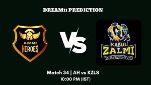 Sharjah Ramadan T20 League 2023 Match 34 AH vs KZLS Dream11 Prediction, Fantasy Tips