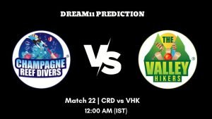 Nature Isle T10 2023 Match 22 CRD vs VHK Dream11 Prediction, Fantasy Tips