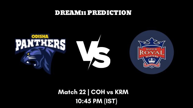 KCC T10 Summer Challenge League 2023 Match 22 COH vs KRM Dream11 Prediction, Fantasy Tips