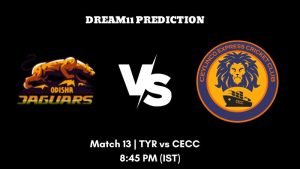 KCC T10 Summer Elite League 2023 Match 13 TYR vs CECC Dream11 Prediction, Fantasy Tips