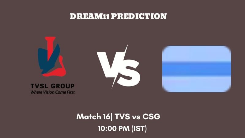 Bukhatir T20 League 2023 Match 16 TVS vs CSG Dream11 Prediction, Fantasy Tips