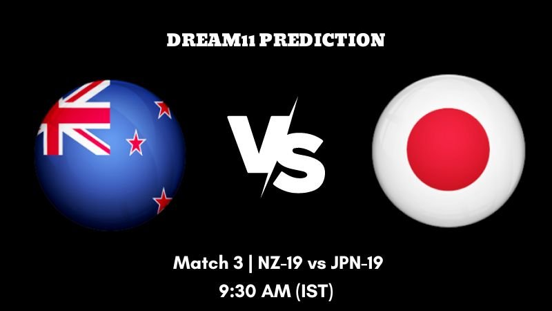 ICC U19 EAP World Cup Qualifier 2023 Match 3 NZ-19 vs JPN-19 Dream11 Prediction, Fantasy Tips