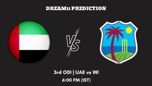 West Indies tour of UAE 2023 3rd ODI UAE vs WI Dream11 Prediction, Fantasy Tips