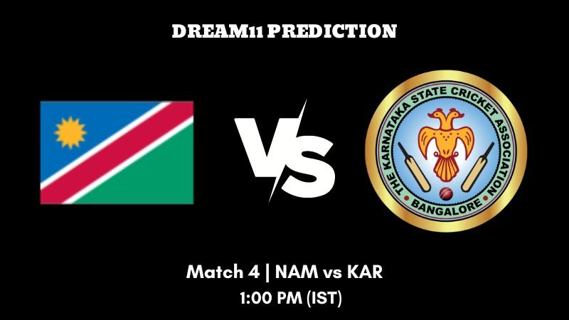 Karnataka tour of Namibia 2023 4th Match NAM vs KAR Dream11 Prediction, Fantasy Tips