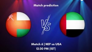 NEP vs USA Today’s Match Prediction: Who will win Match 6 of ICC Cricket World Cup Qualifiers 2023