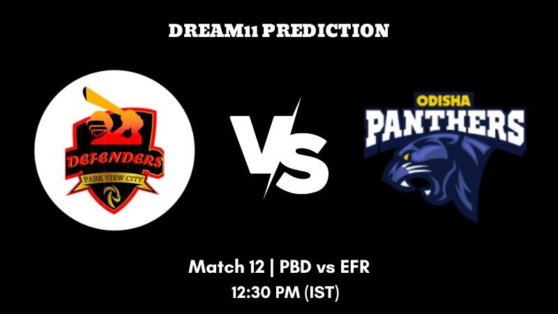 Ajman T10 2023 Match 12 PBD vs EFR Dream11 Prediction, Fantasy Tips