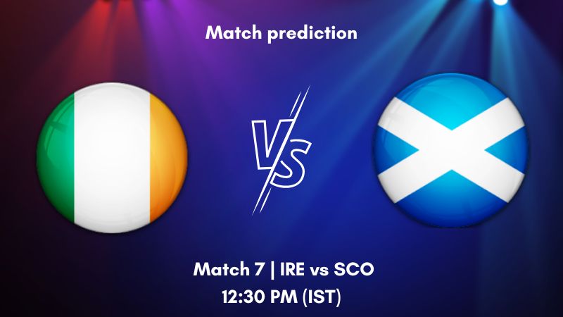 IRE vs SCO Today’s Match Prediction: Who will win Match 7 of ICC Cricket World Cup Qualifiers 2023