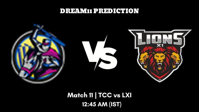 KCC T10 Summer Challenge League 2023 Match 11 TCC vs LXI Dream11 Prediction, Fantasy Tips