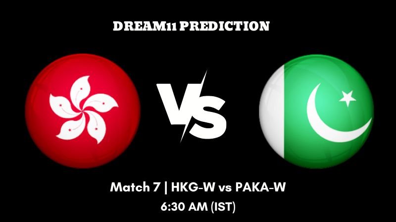 Womens Emerging Teams Asia Cup 2023 Match 7 HKG-W vs PAKA-W Dream11 Prediction, Fantasy Tips