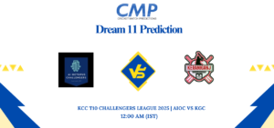 AIOC vs KGC Dream11 Prediction KCC T10 Challengers League 2025 Match 17 Fantasy Tips