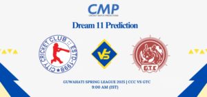 CCC vs GTC Dream11 Prediction Guwahati Spring League 2025 Match 29 Fantasy Tips