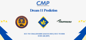CECC vs KRM Dream11 Prediction KCC T10 Challengers League 2025 Match 2 Fantasy Tips