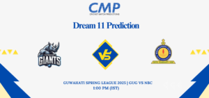 GUG vs NBC Dream11 Prediction Guwahati Spring League 2025 Match 22 Fantasy Tips