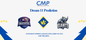 SMH vs GUG Dream11 Prediction, Match 4: Fantasy Tips & Playing XI