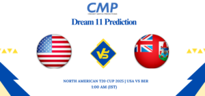 USA vs BER Dream11 Prediction 2nd Semi-Final of North American T20 Cup 2025 Fantasy Tips