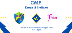 GGL vs SAS Dream11 Prediction KCC T10 Challengers League 2025 Match 15 Fantasy Tips