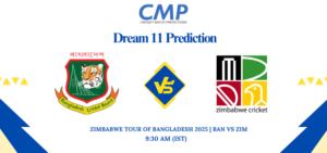 BAN vs ZIM Dream11 Prediction Zimbabwe tour of Bangladesh 2025 2nd Test Fantasy Tips