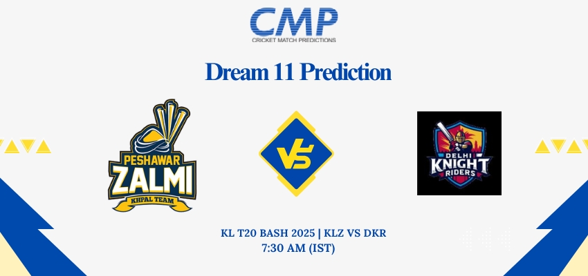 KLZ vs DKR Dream11 Prediction KL T20 Bash 2025 Match 13 Fantasy Tips