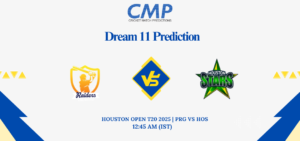 PRG vs HOS Dream11 Prediction Houston Open T20 2025 Match 4 Fantasy Tips