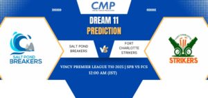 SPB vs FCS Dream11 Prediction Vincy Premier League T10 2025 5th Place Play-Off Fantasy Tips