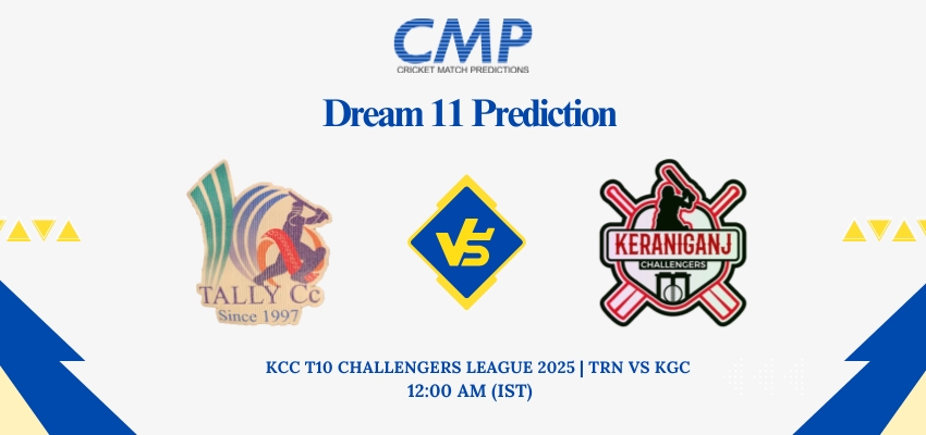 TRN vs KGC Dream11 Prediction KCC T10 Challengers League 2025 Match 21 Fantasy Tips