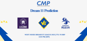 TTL vs BBP Dream11 Prediction West Indies Breakout League 2025 Match 2 Fantasy Tips